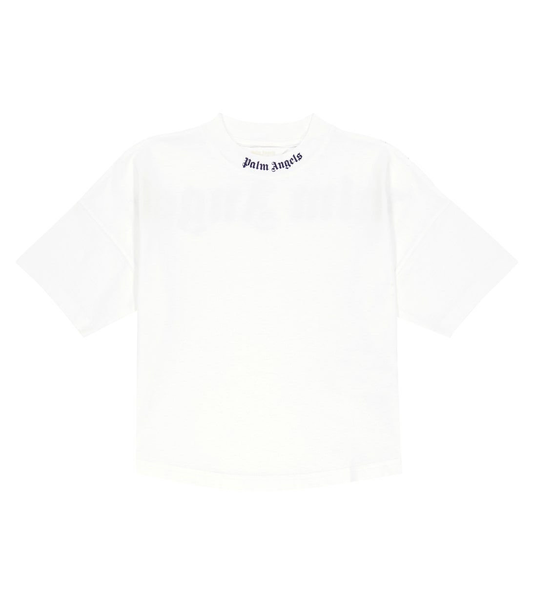 T-shirt in jersey di cotone con logo | Palm Angels Kids