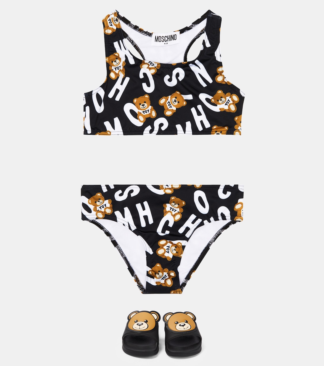 Logo rubber slides | Moschino Kids