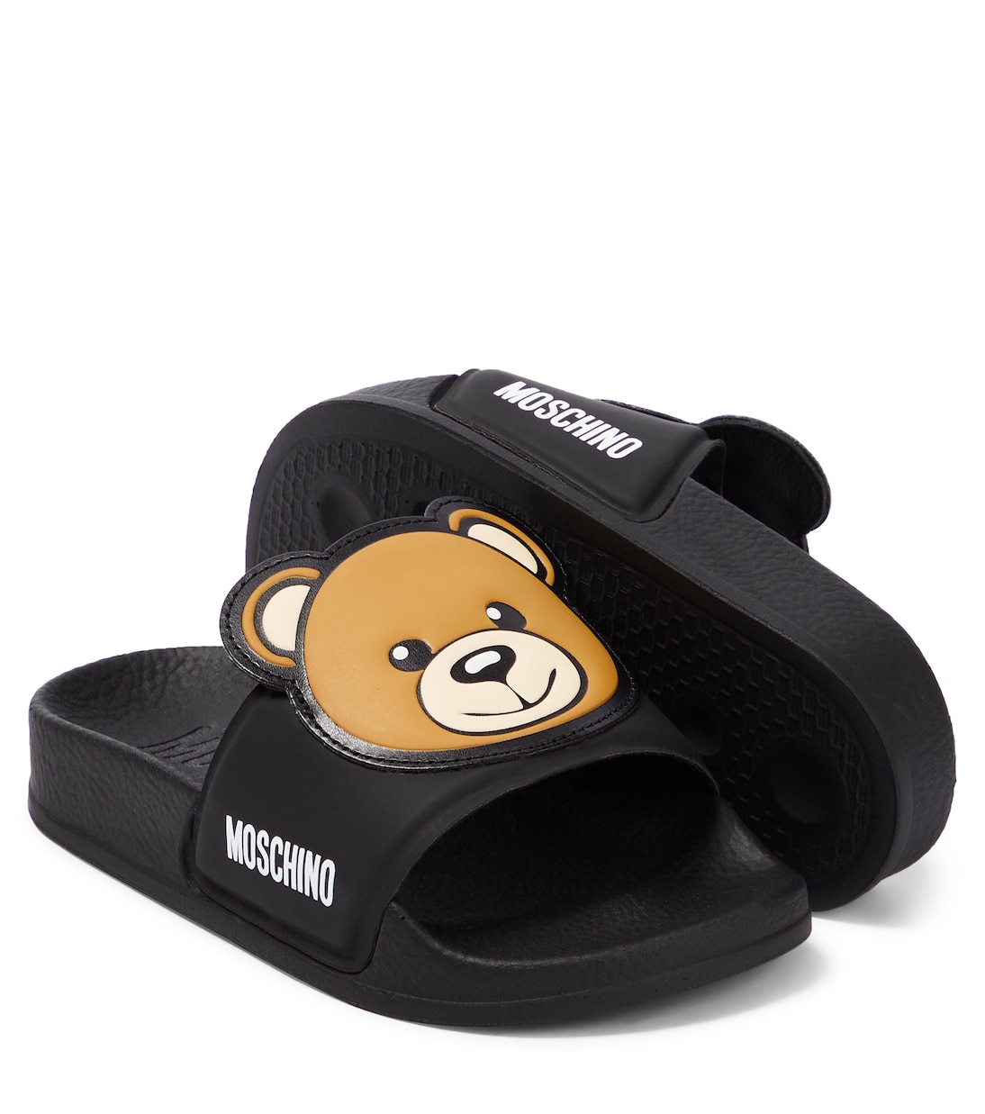 Logo rubber slides | Moschino Kids