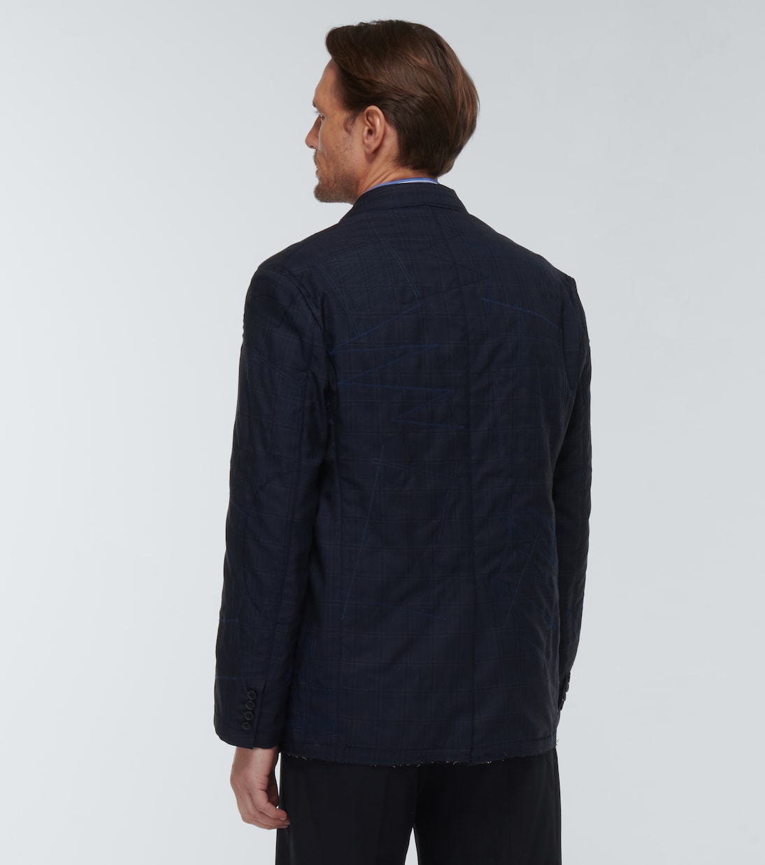Distressed wool and silk blazer | Junya Watanabe