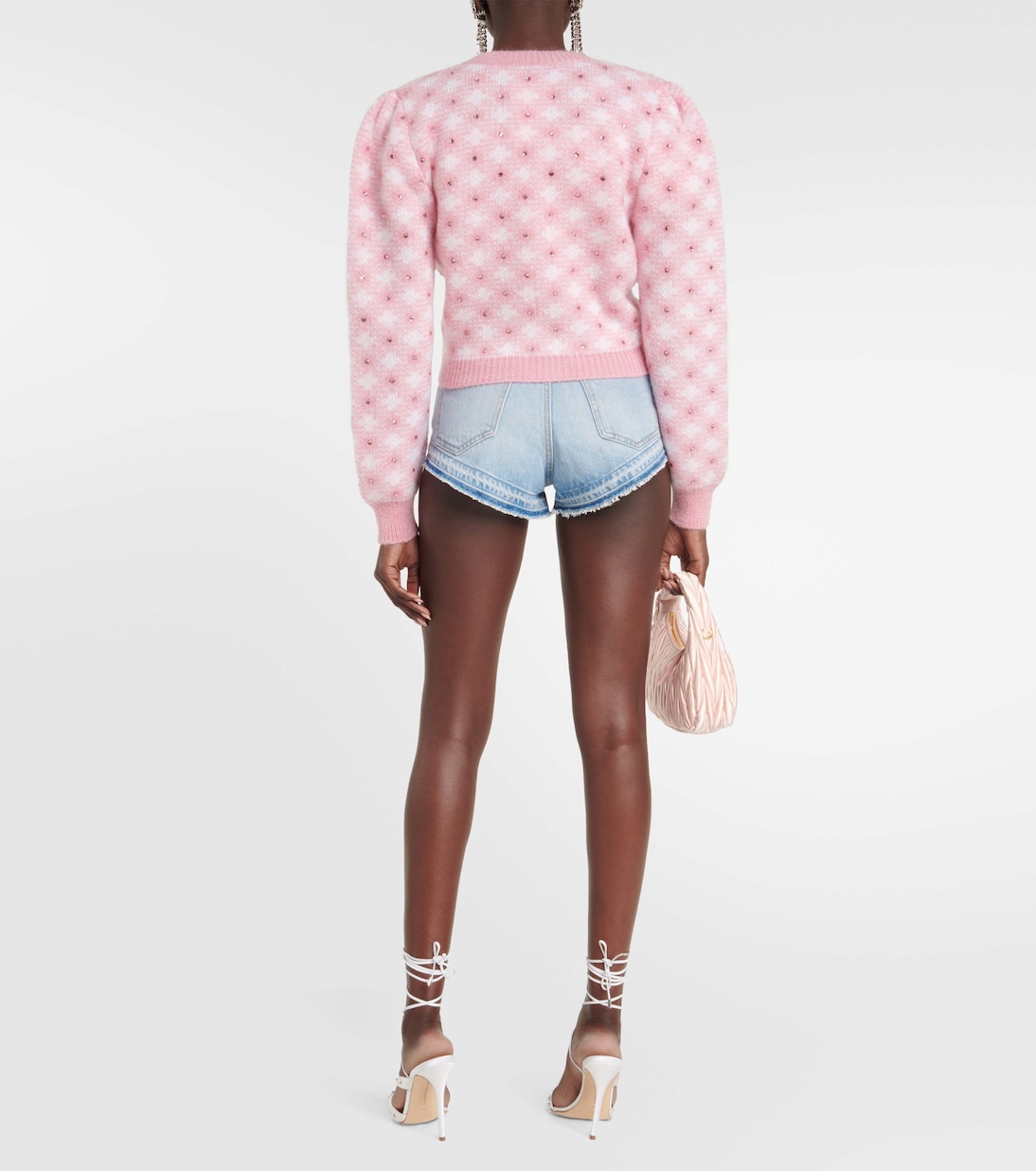 Cardigan cropped a quadri | Alessandra Rich