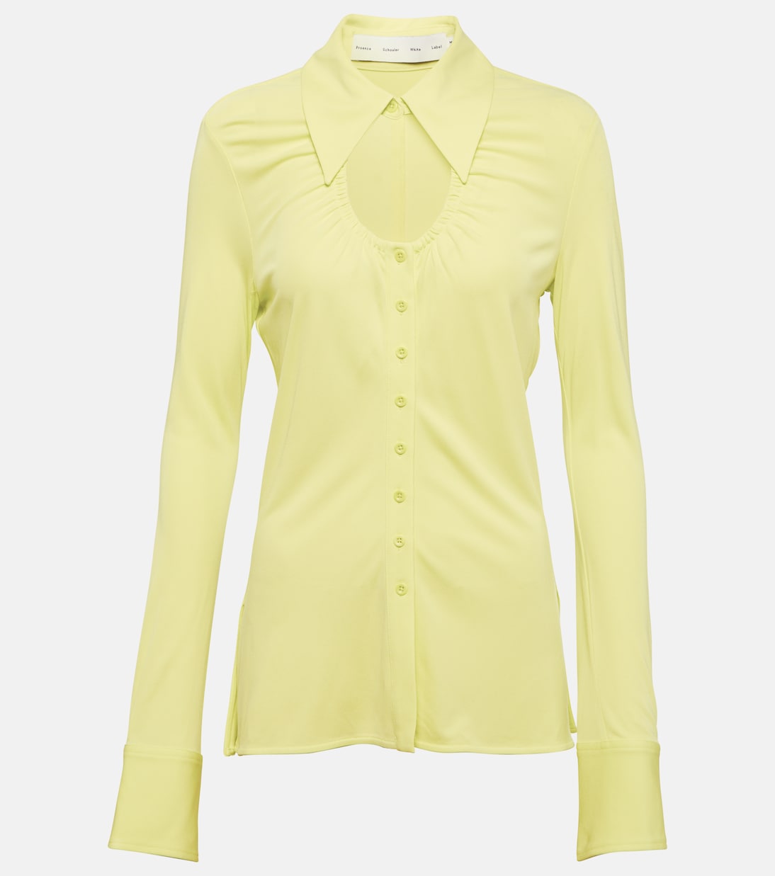 White Label cutout jersey shirt | Proenza Schouler