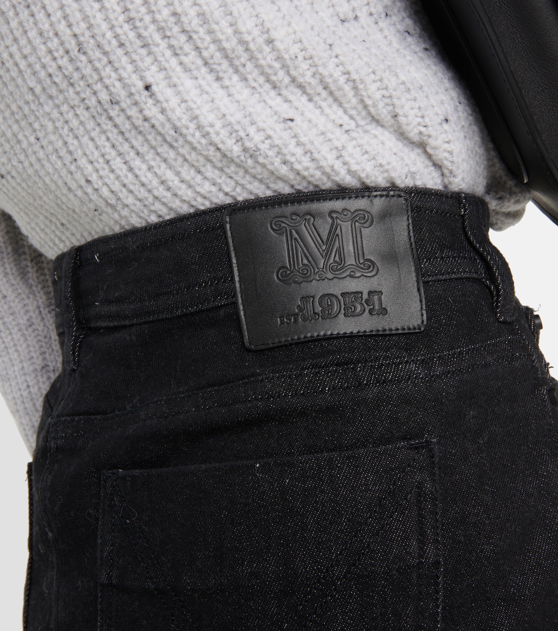 Falda midi Peplo en denim | Max Mara