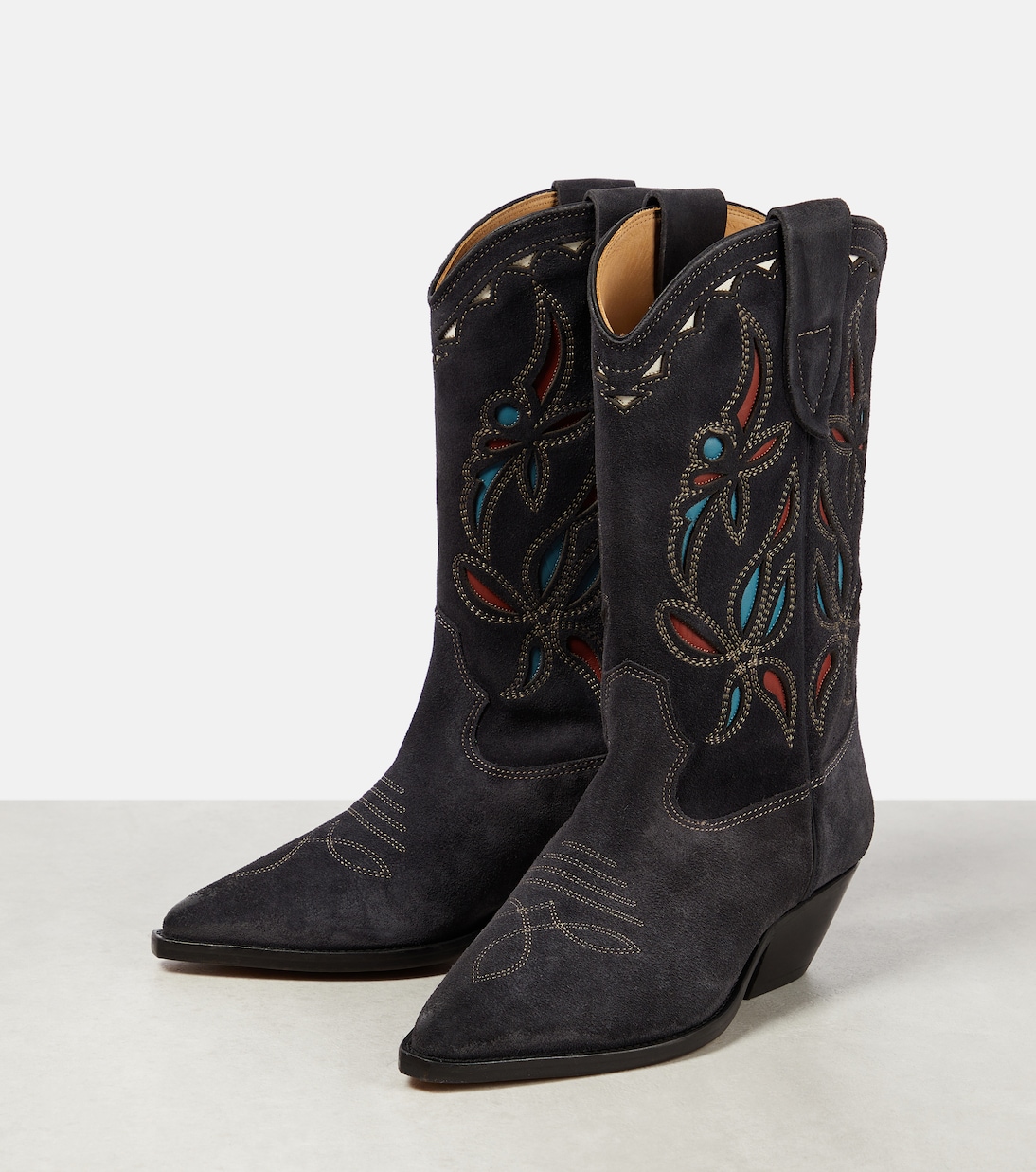 Westernstiefel Duerto aus Veloursleder | Isabel Marant