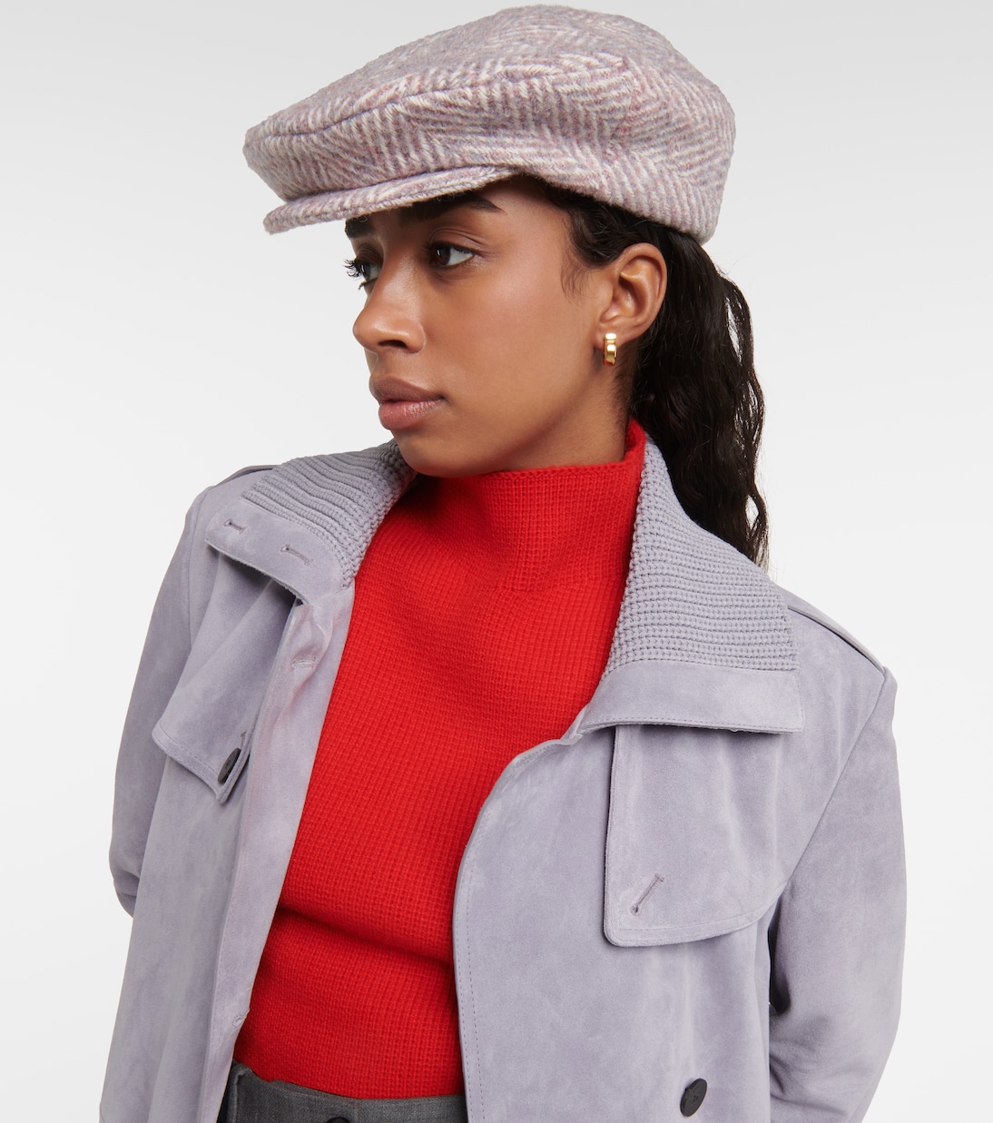 Herringbone wool-blend cap | Ruslan Baginskiy
