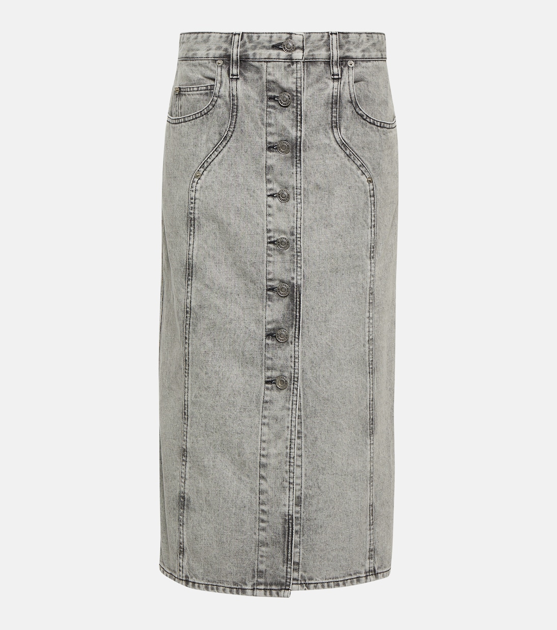 Gonna midi di jeans Vandy | Marant Etoile