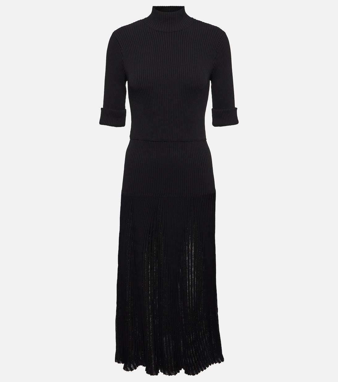 Abito midi in maglia plissé | Dorothee Schumacher