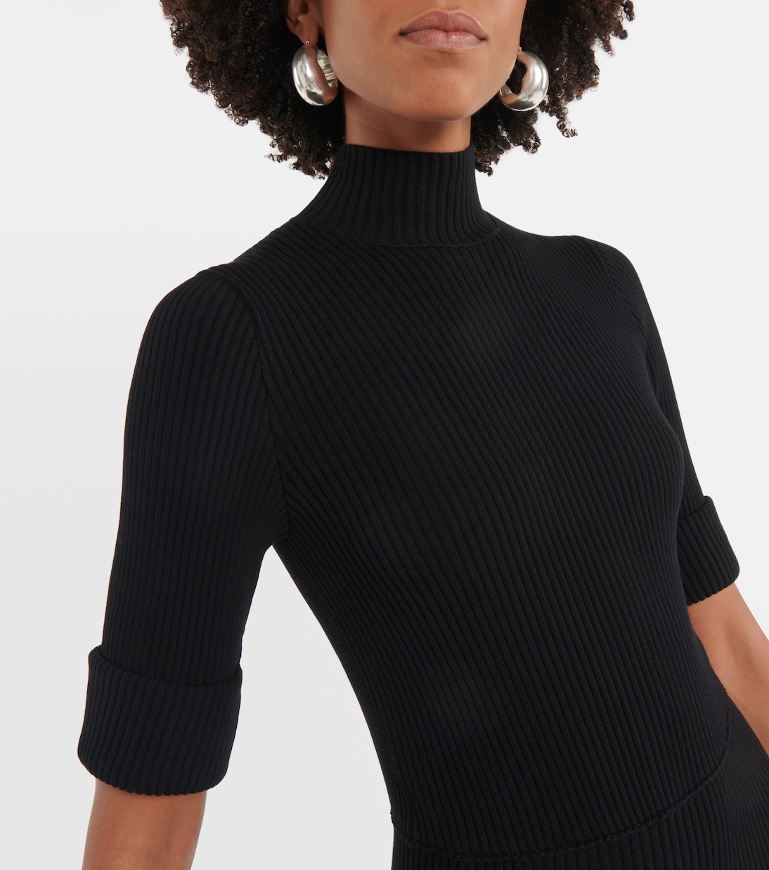Abito midi in maglia plissé | Dorothee Schumacher