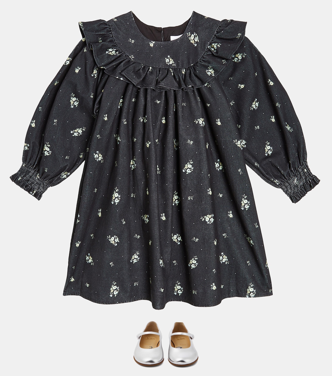 Ballerine Melodie Chick in pelle metallizzata | Christian Louboutin Kids