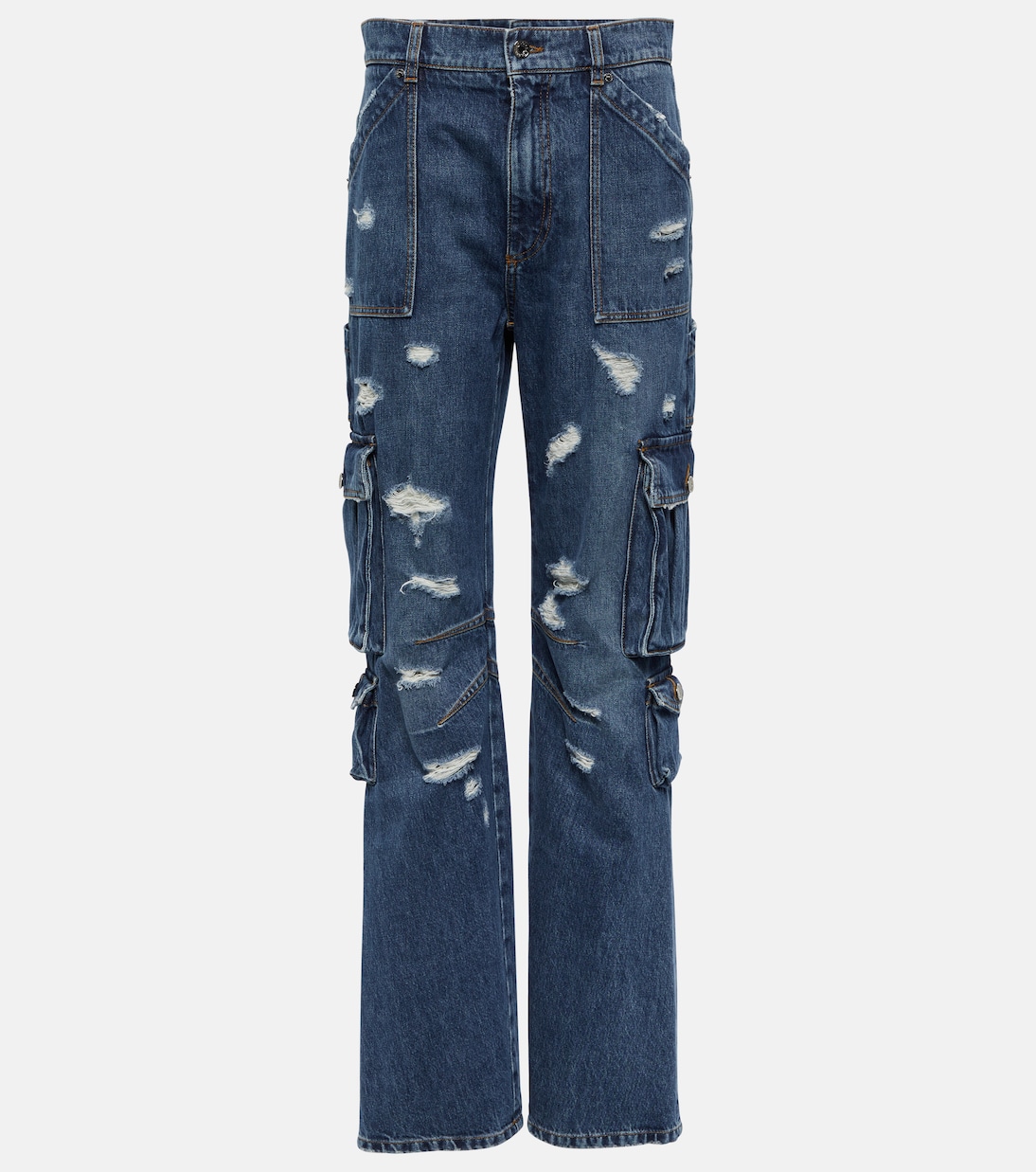 Jean cargo à taille haute | Dolce&Gabbana