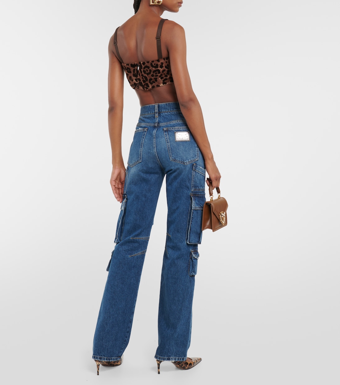 Jean cargo à taille haute | Dolce&Gabbana