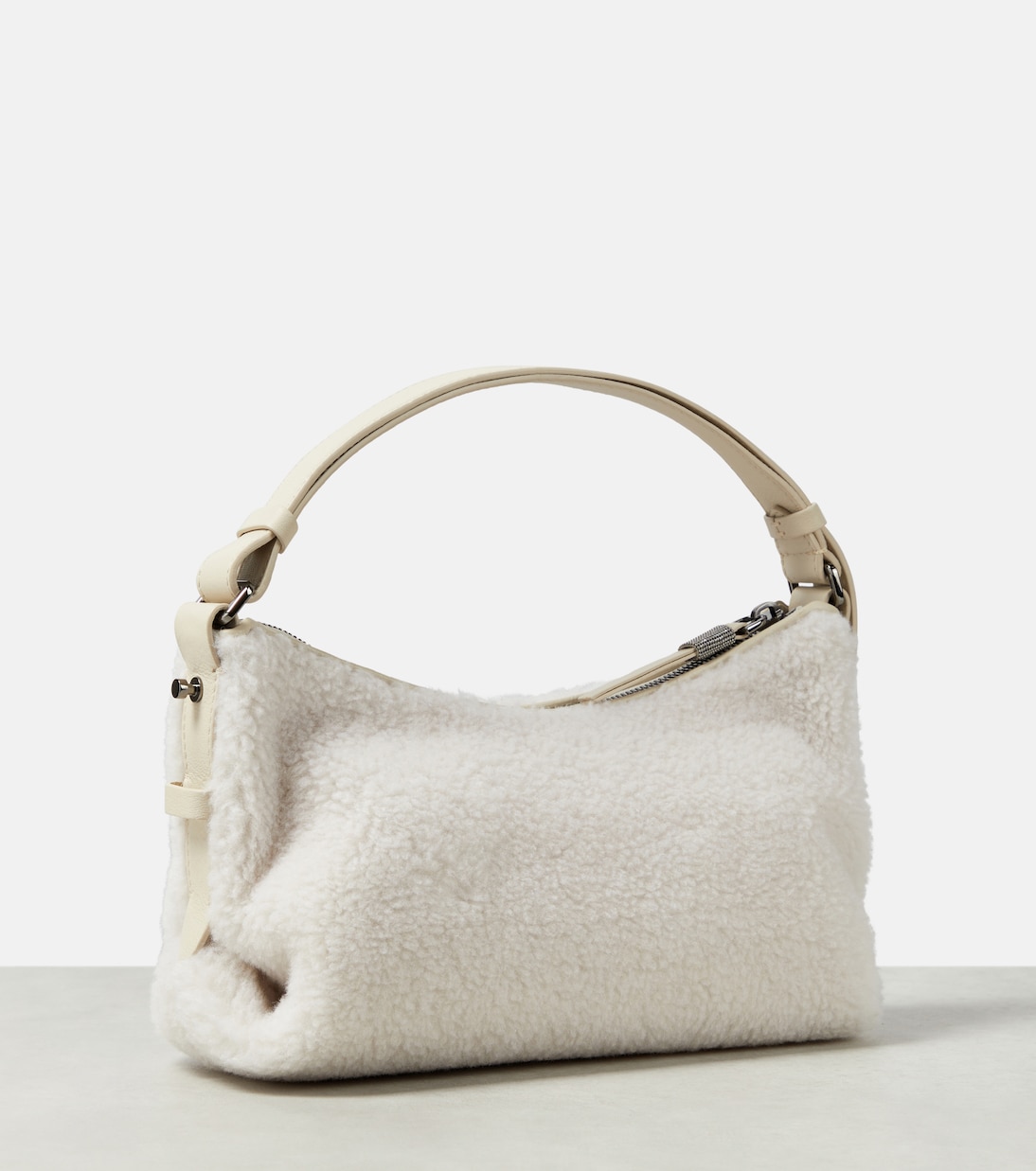 Sac en shearling synthétique | Brunello Cucinelli