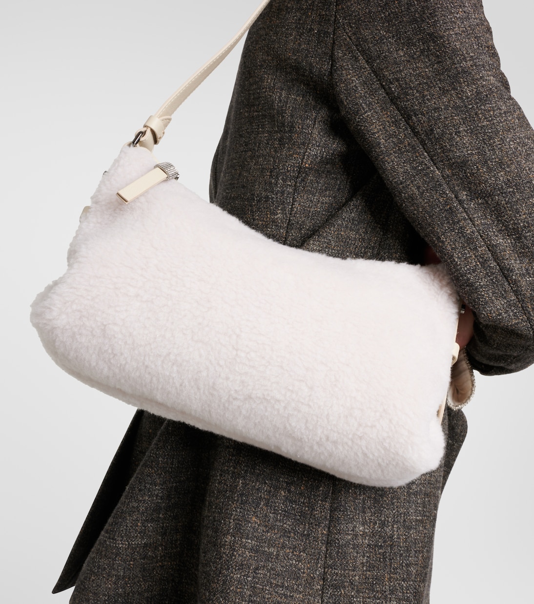Sac en shearling synthétique | Brunello Cucinelli