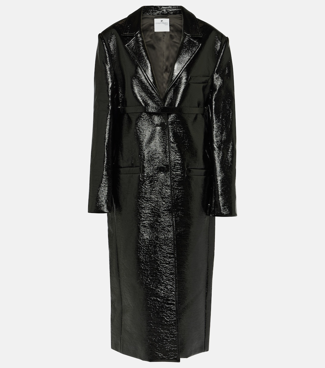 Abrigo sartorial de mezcla de algodón | Courrèges