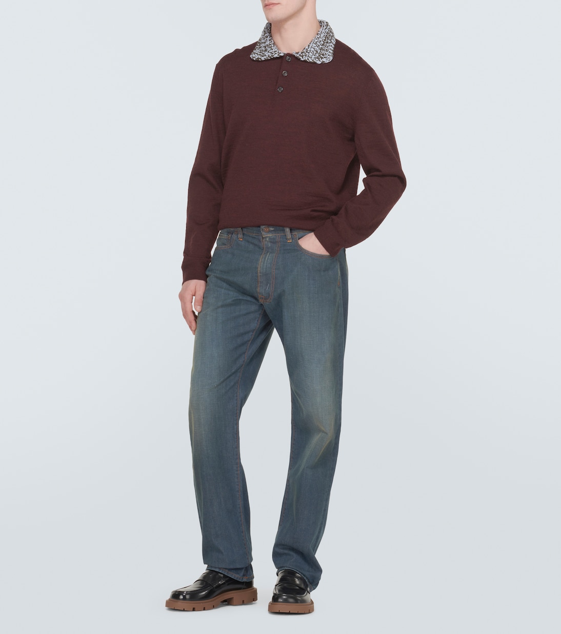 Ivy leather penny loafers | Maison Margiela