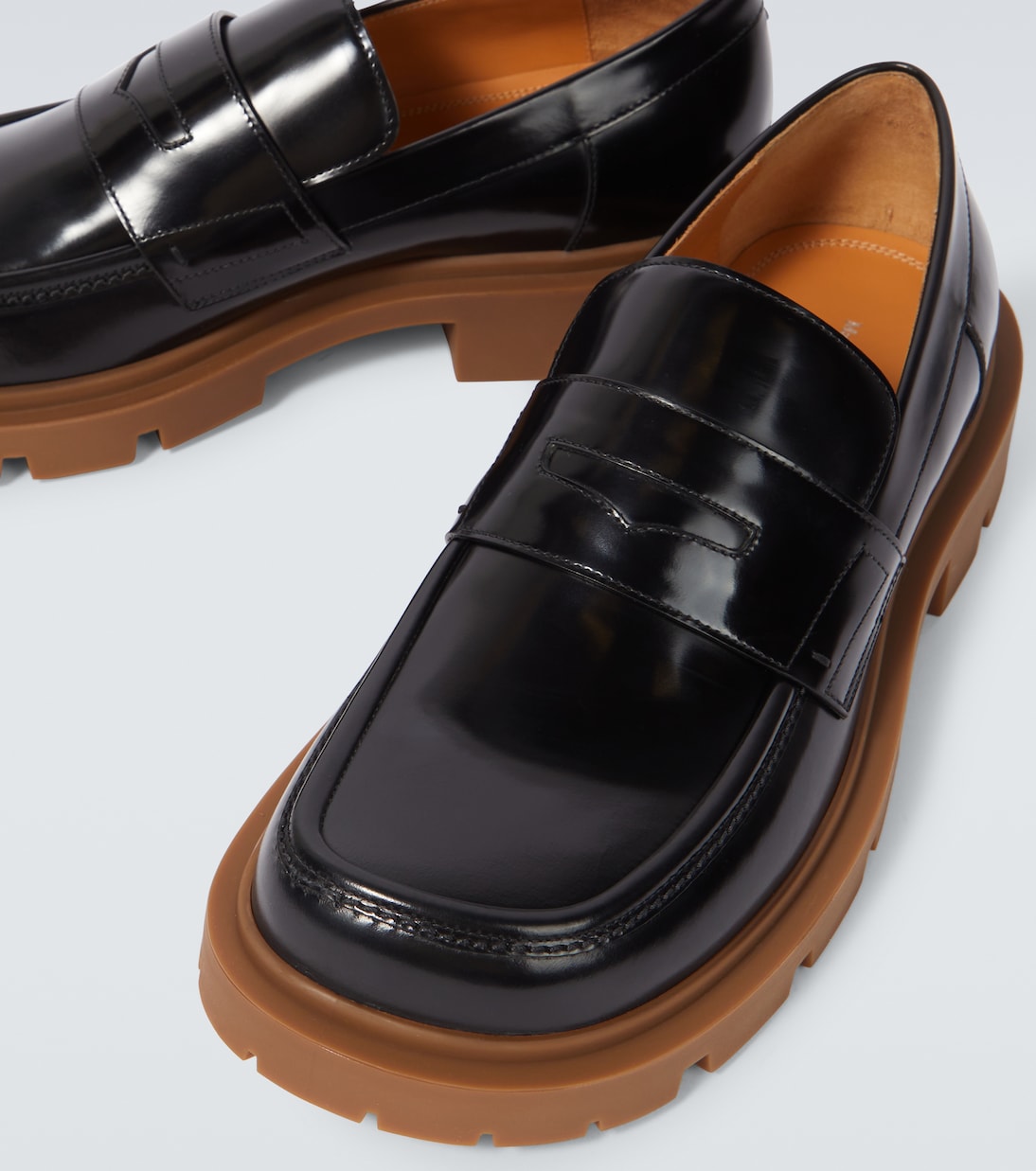 Ivy leather penny loafers | Maison Margiela