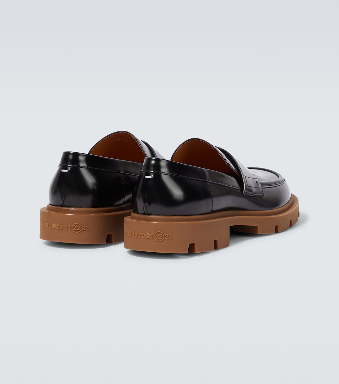 Ivy leather penny loafers | Maison Margiela