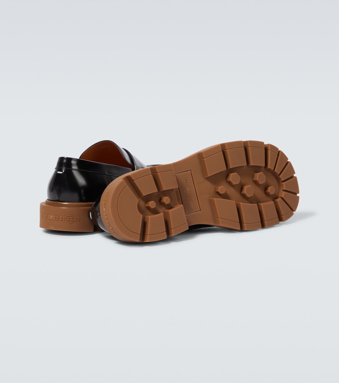 Ivy leather penny loafers | Maison Margiela