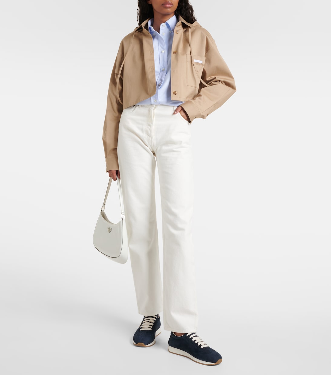 Sneakers Rank aus Veloursleder | Prada
