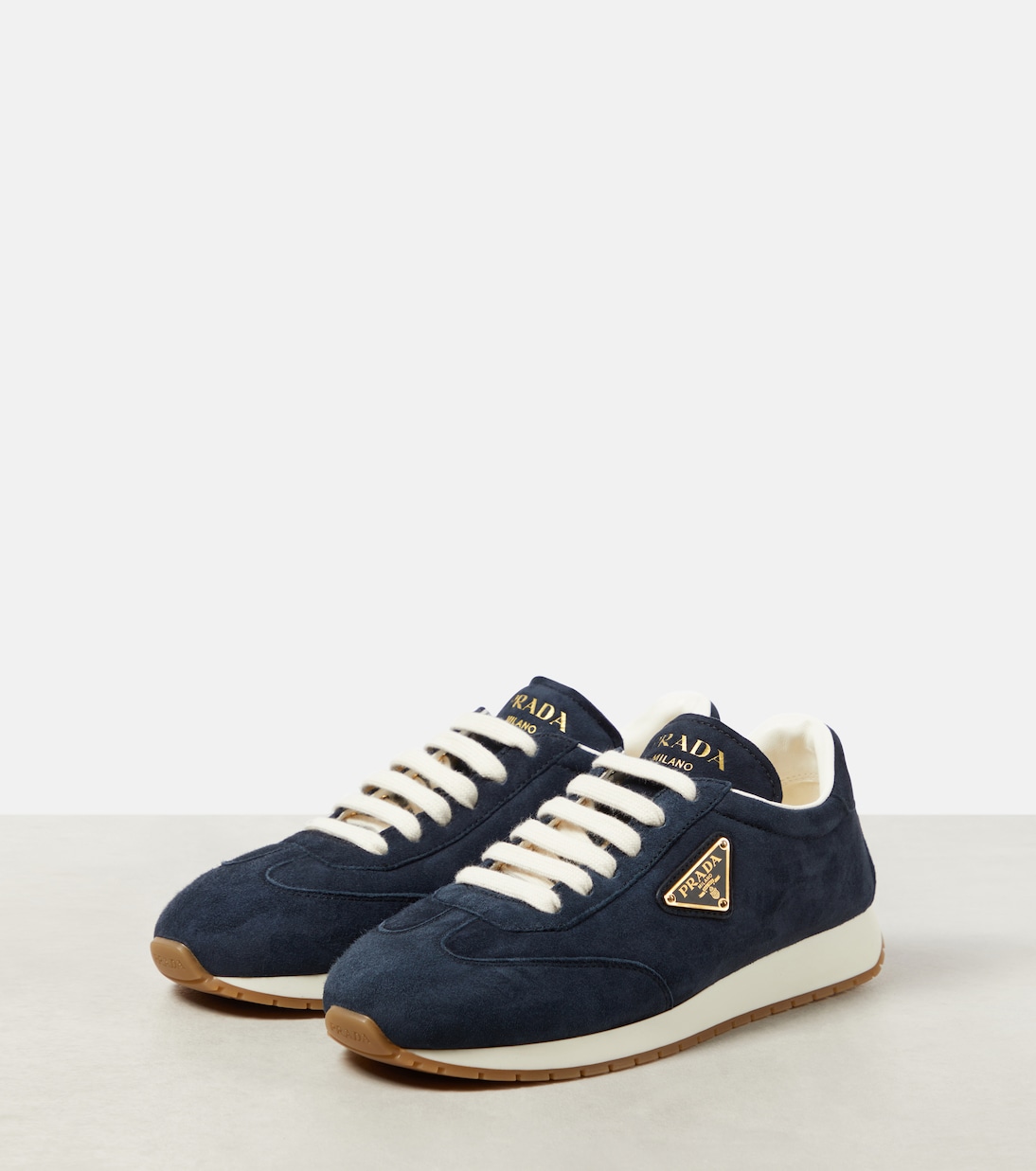 Sneakers Rank aus Veloursleder | Prada