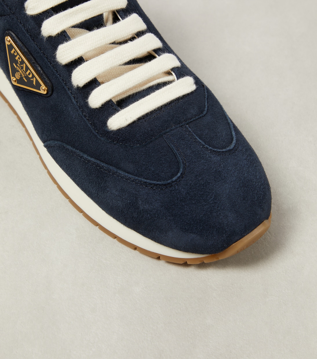 Sneakers Rank aus Veloursleder | Prada
