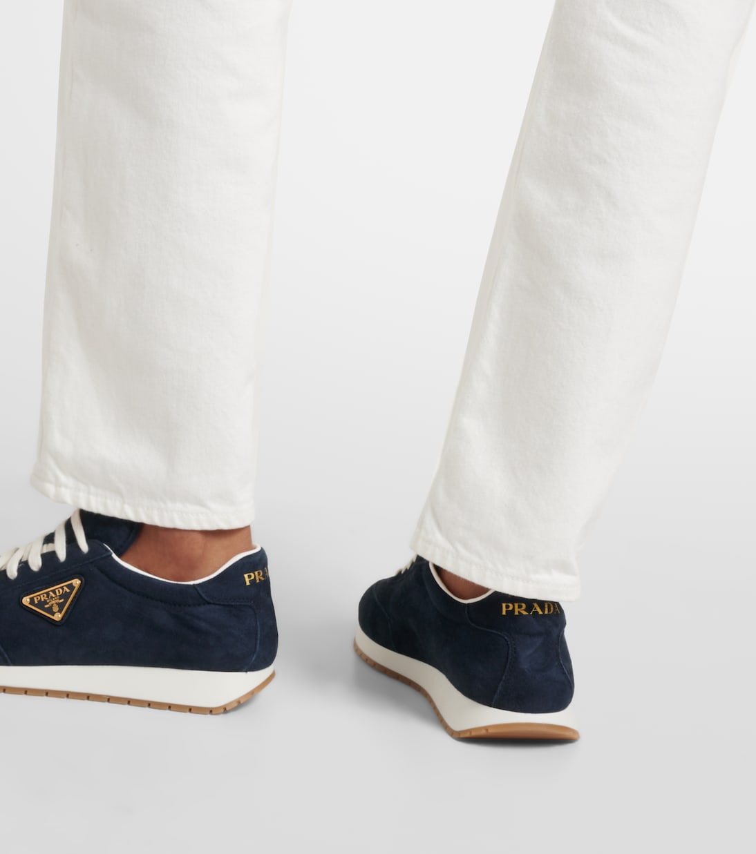 Sneakers Rank aus Veloursleder | Prada