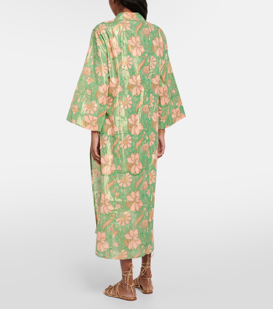 Kimono en coton à fleurs | Juliet Dunn