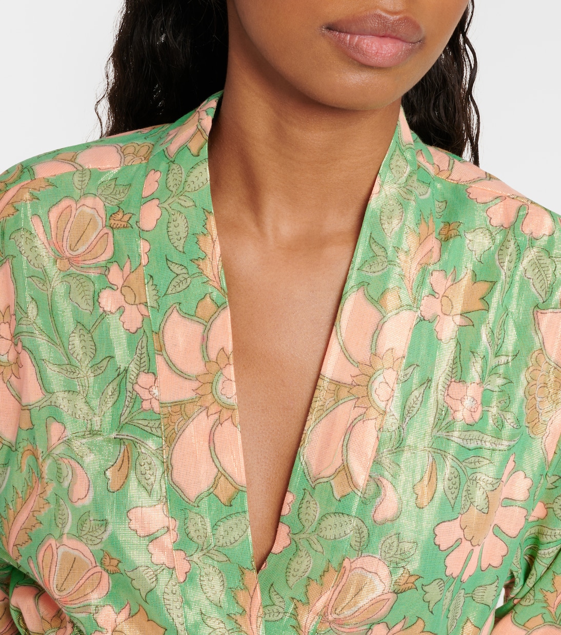 Kimono en coton à fleurs | Juliet Dunn