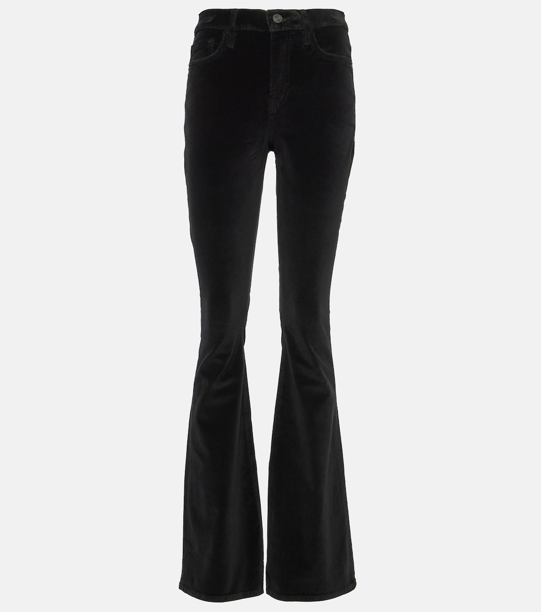 Pantalones flared Le High Flare Velveteen de terciopelo | Frame