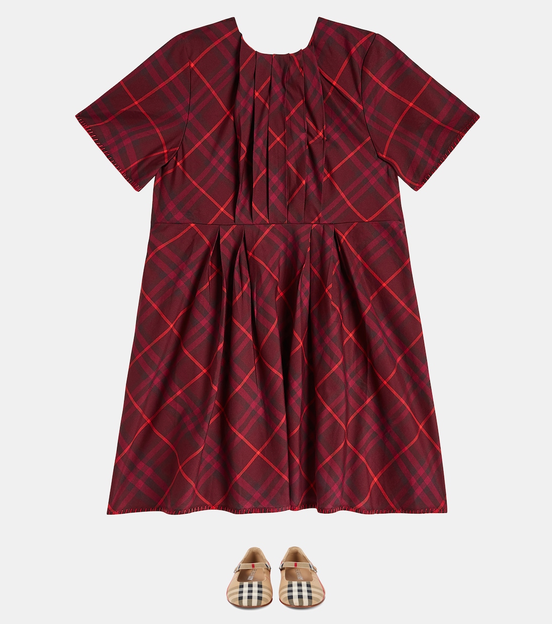Robe Burberry Check en coton | Burberry Kids