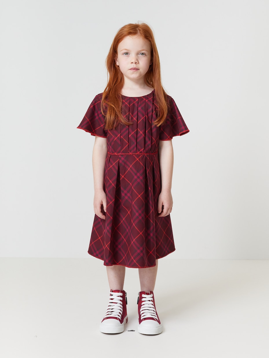 Robe Burberry Check en coton | Burberry Kids