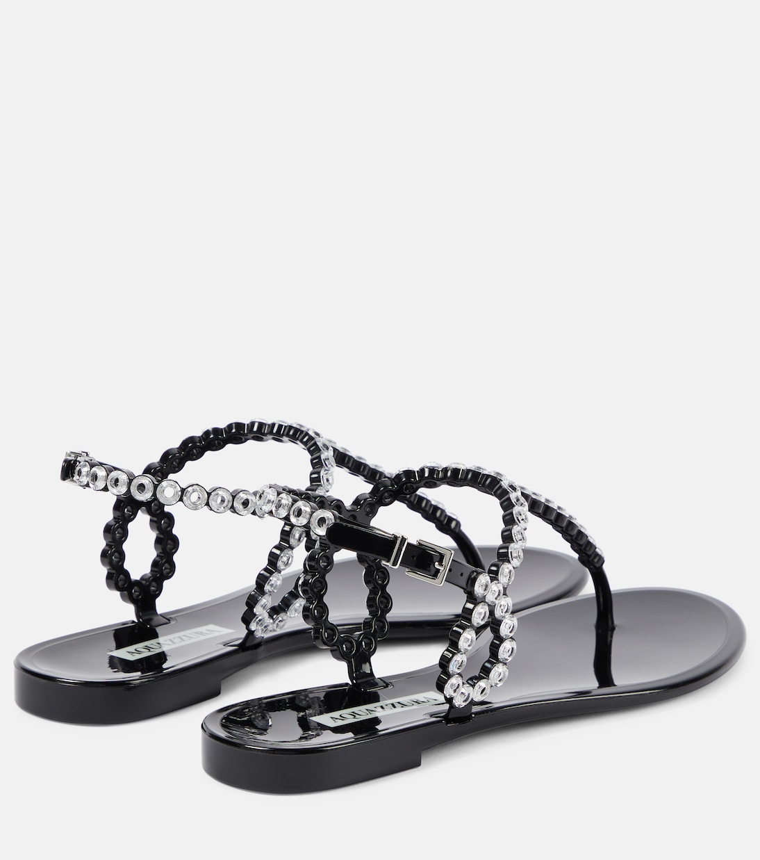 Almost Bare embellished PVC sandals | Aquazzura