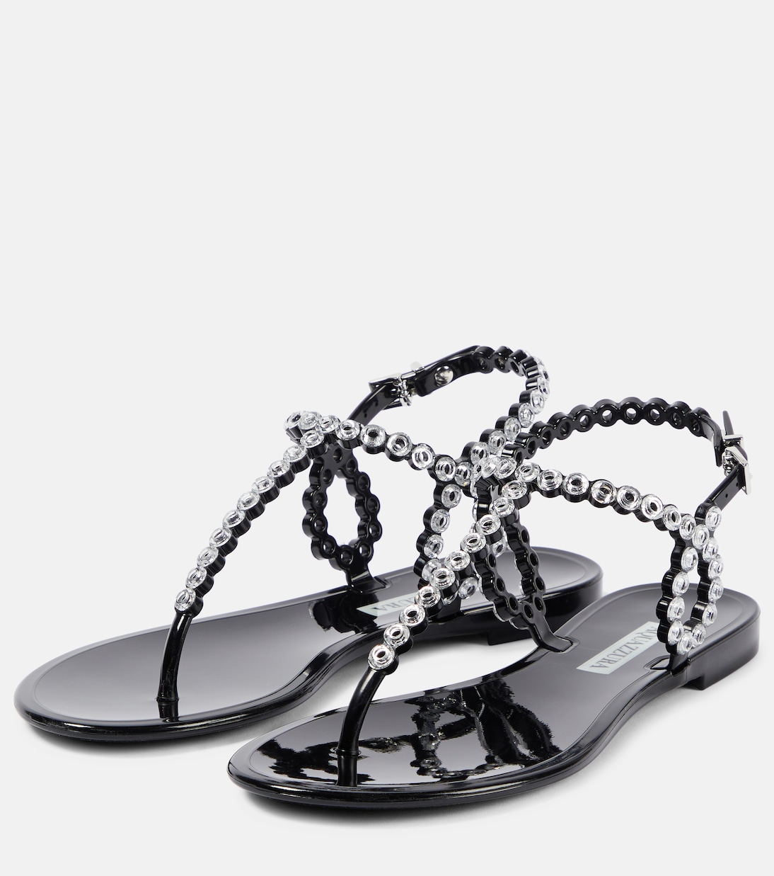 Almost Bare embellished PVC sandals | Aquazzura