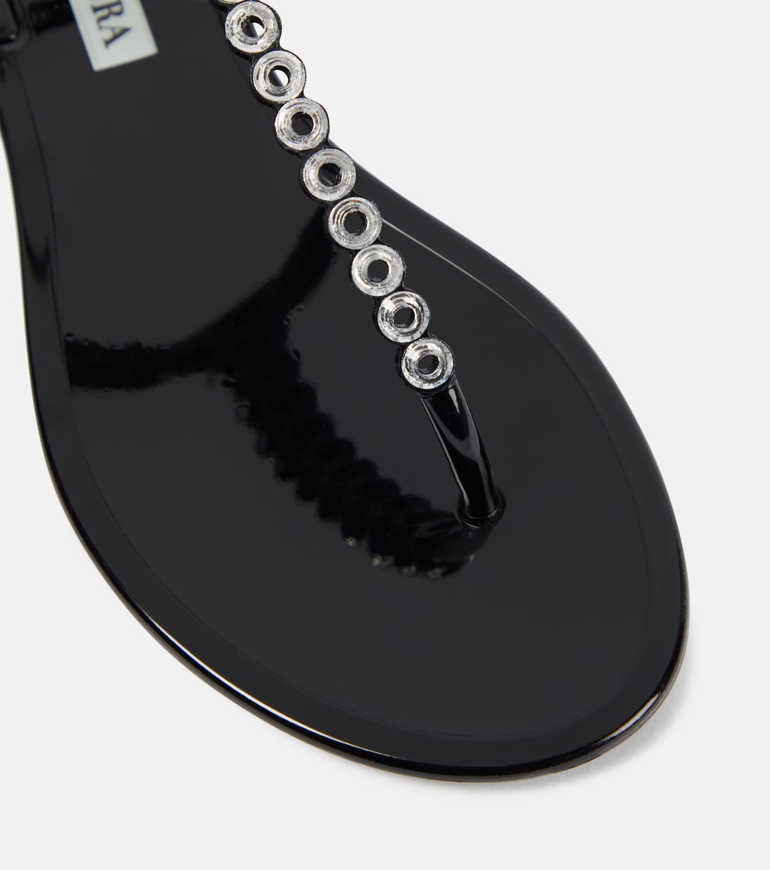 Almost Bare embellished PVC sandals | Aquazzura