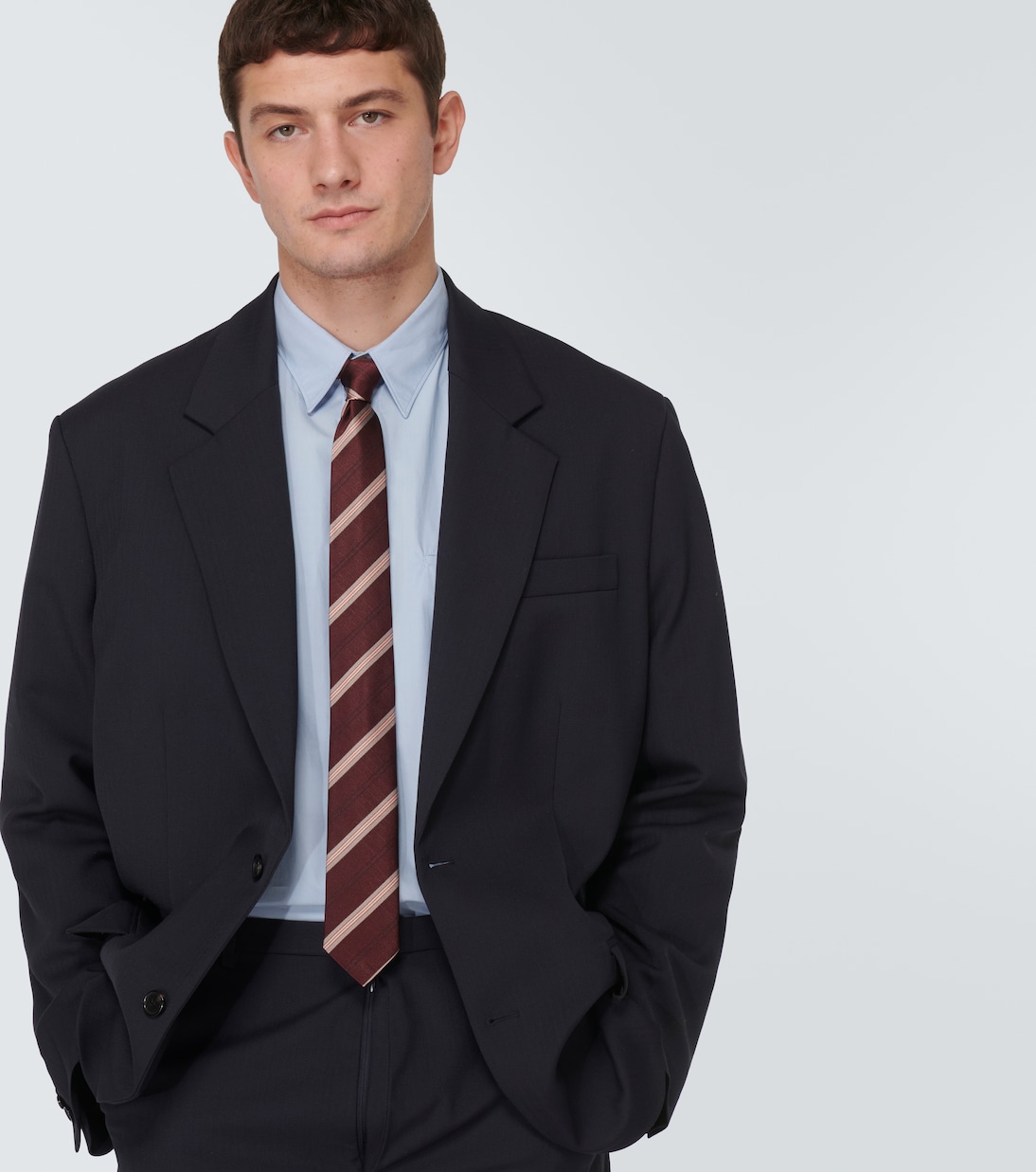 Cravate en satin de soie | Dries Van Noten