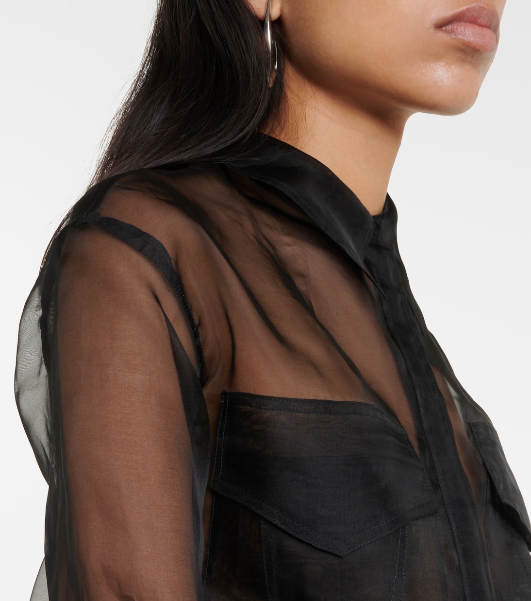 Sheer Opulence silk organza shirt | Dorothee Schumacher