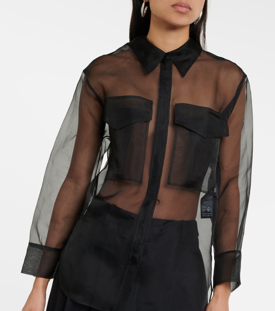 Sheer Opulence silk organza shirt | Dorothee Schumacher