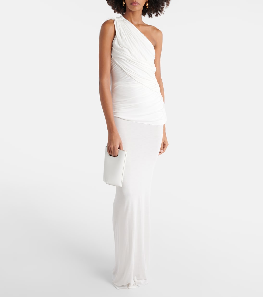 Lilies Amira draped jersey top | Rick Owens
