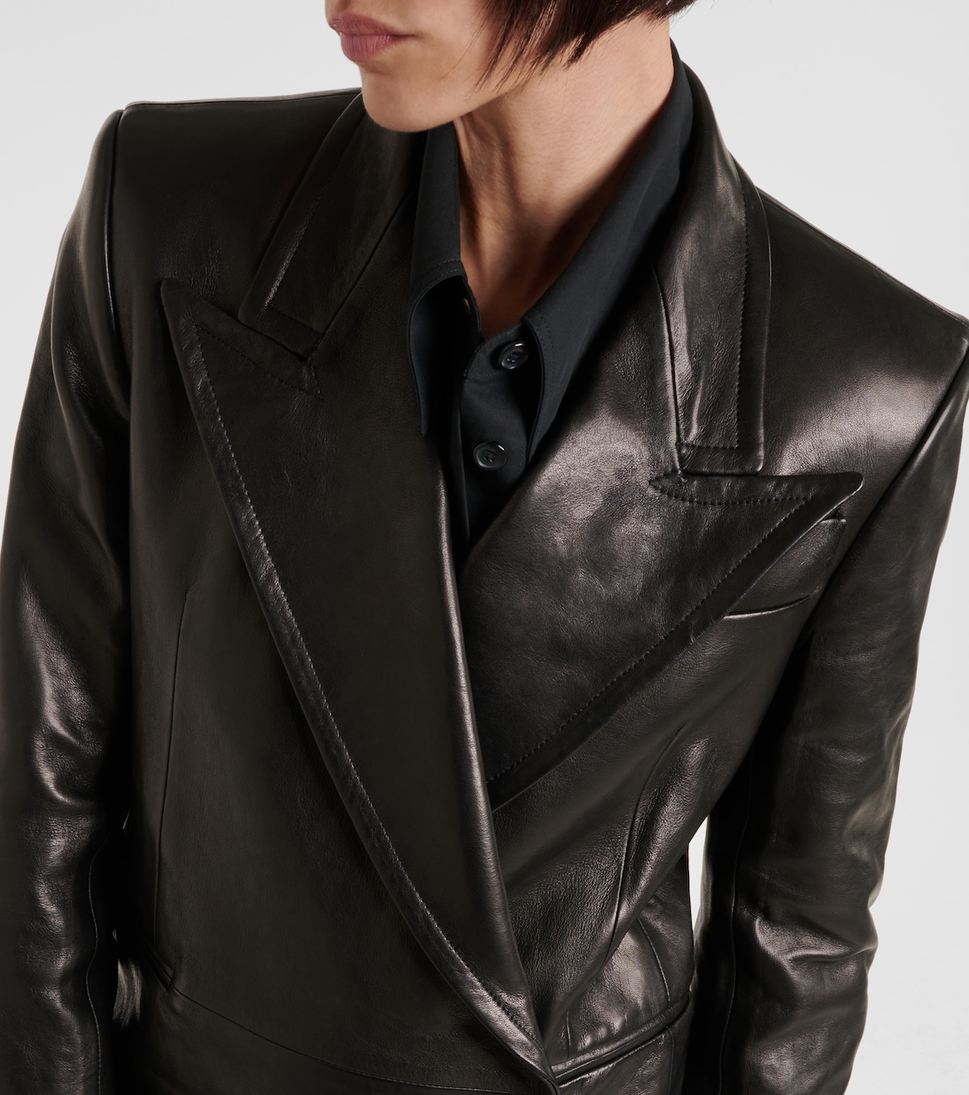 Blazer Jacobson in pelle | Khaite