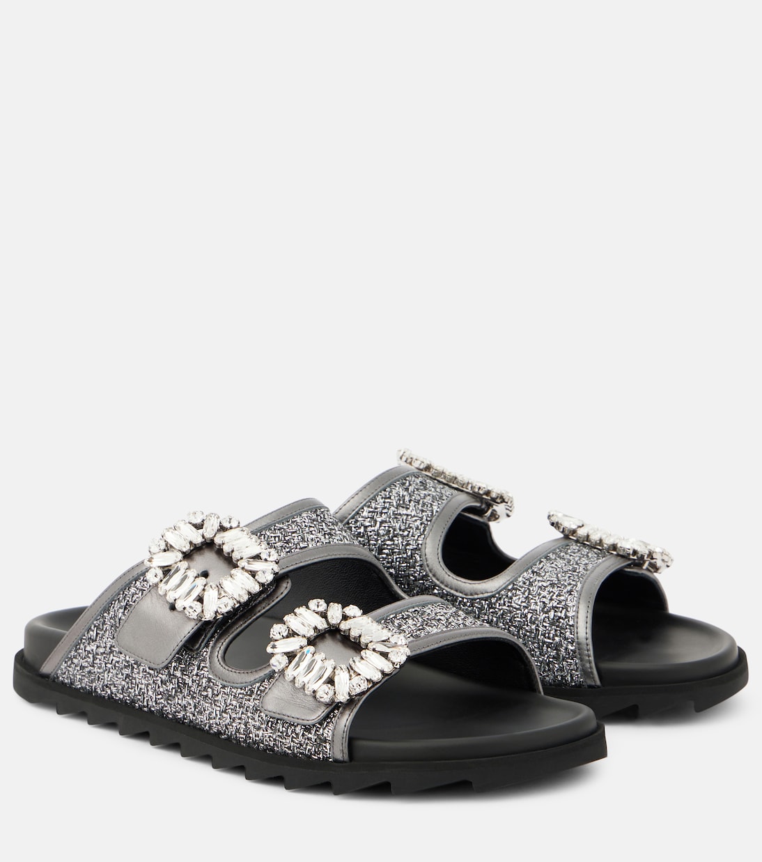 Verzierte Sandalen Slidy Viv’ | Roger Vivier