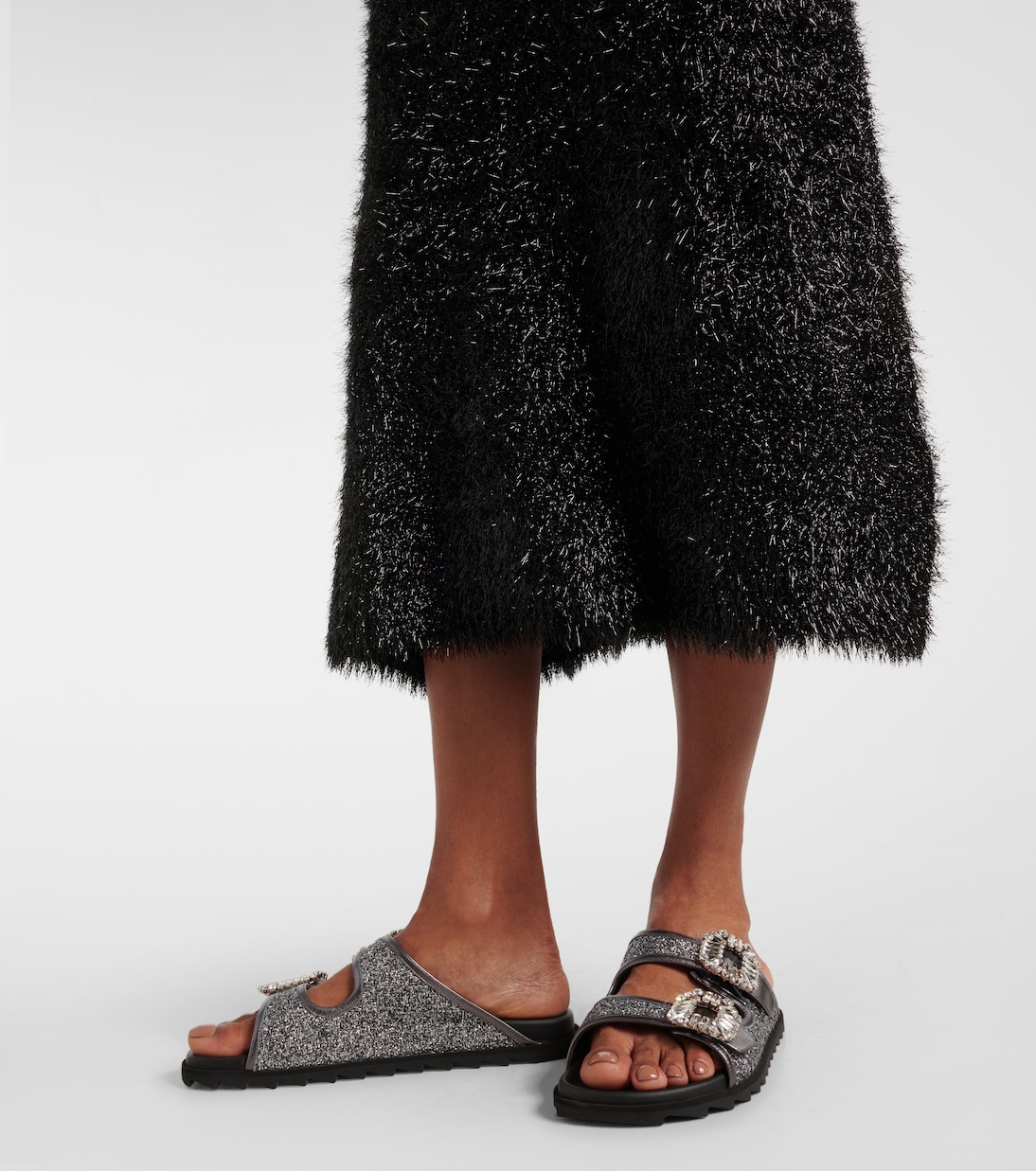 Verzierte Sandalen Slidy Viv’ | Roger Vivier
