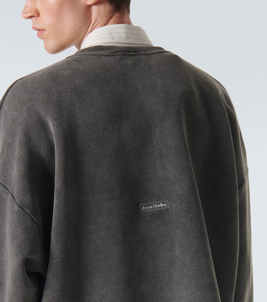 Sudadera de jersey de algodón con logo | Acne Studios