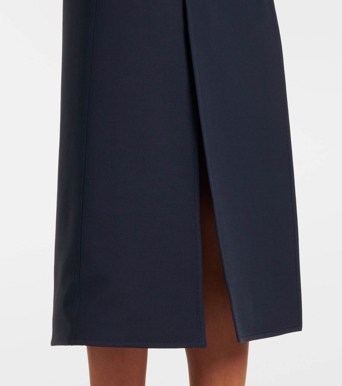 Jupe midi en Crepe Couture | Valentino