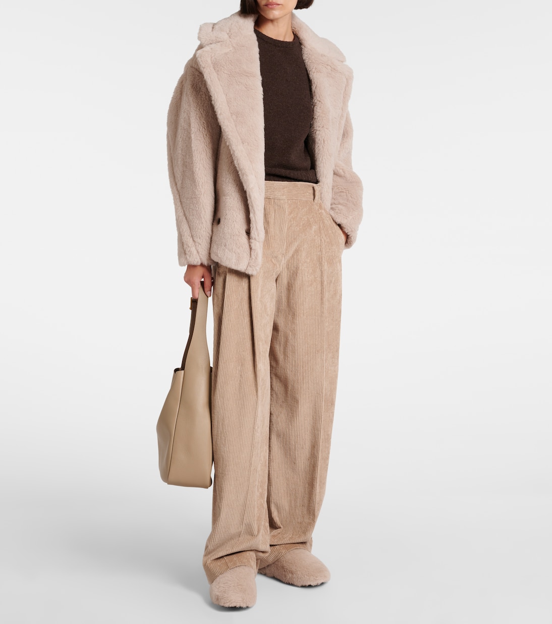 Slippers aus Teddyfleece | Max Mara