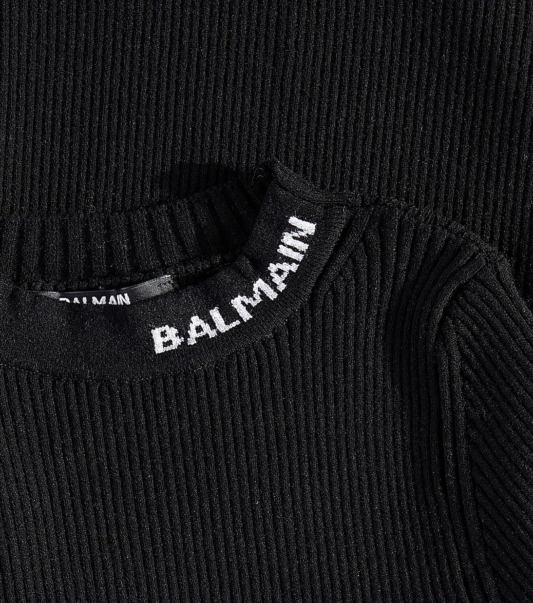 Kleid aus Strick | Balmain Kids