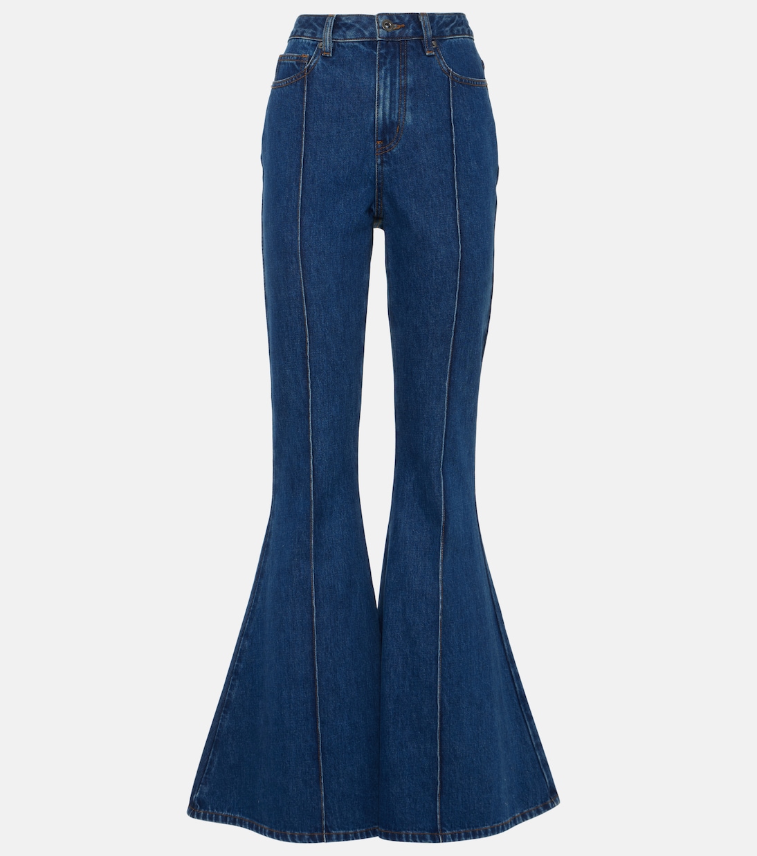 High-Rise Flared Jeans | Self-Portrait