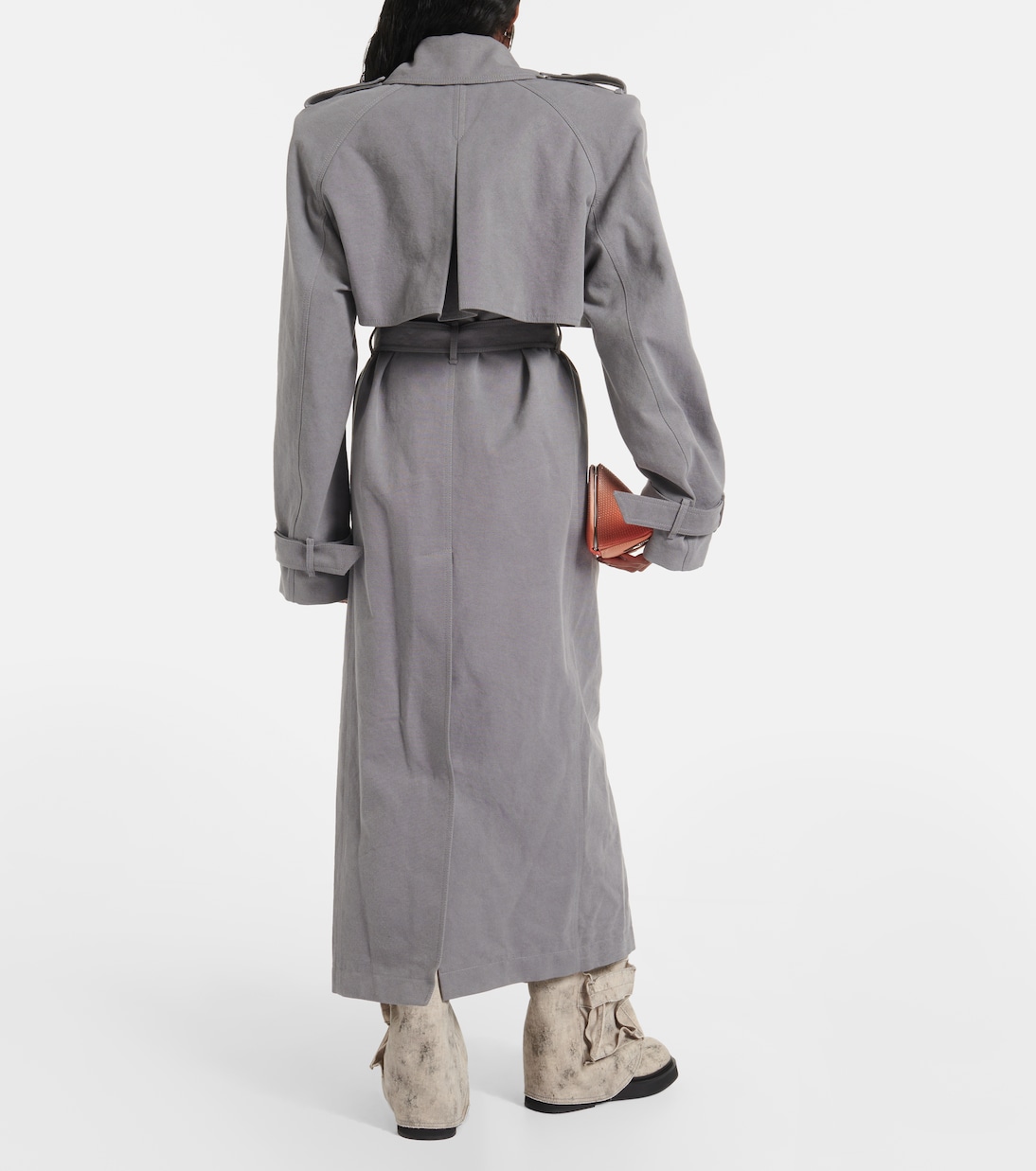 Trenchcoat aus Baumwoll-Canvas | The Attico