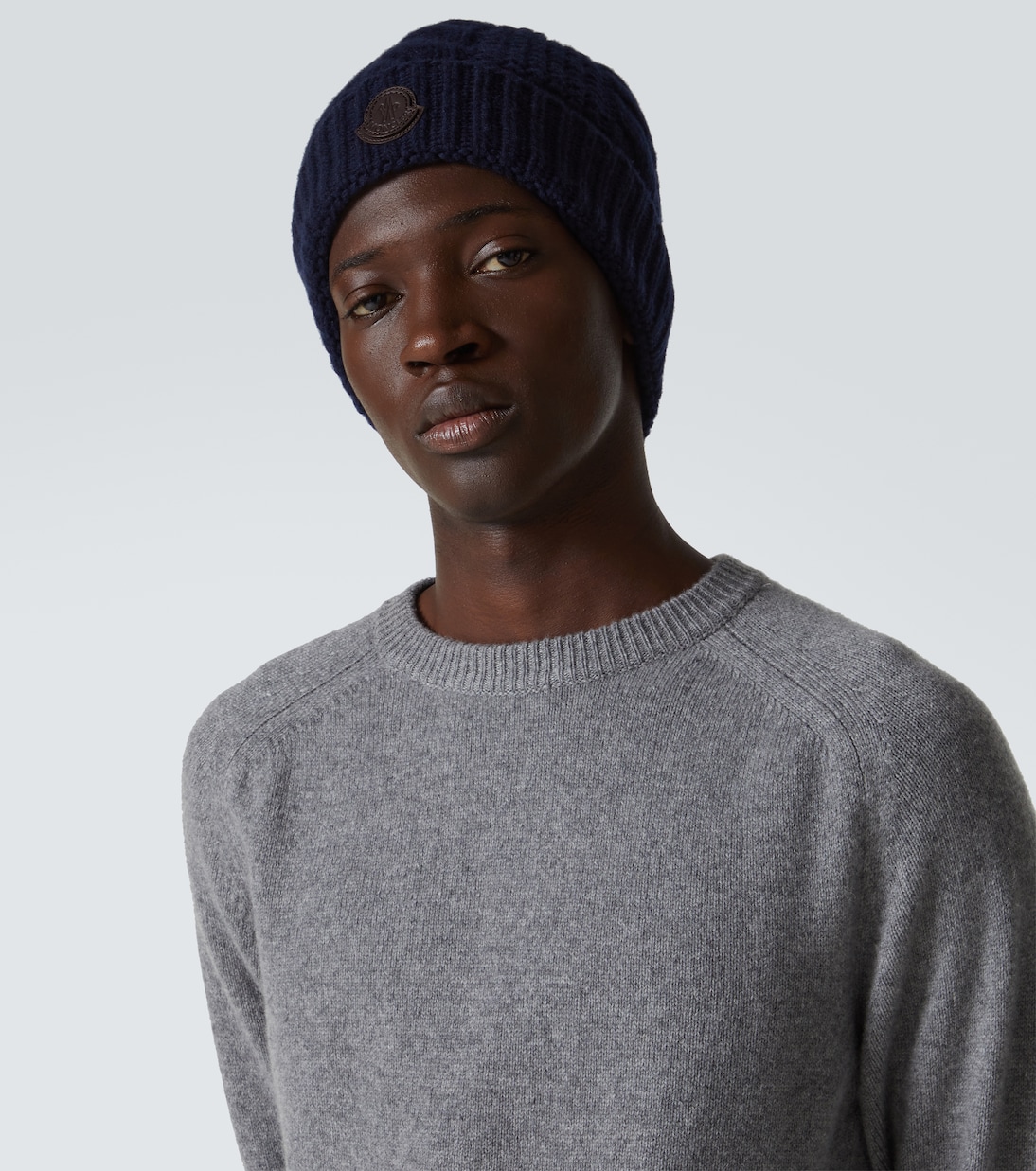 Gorro trenzado de lana y cachemir | Moncler