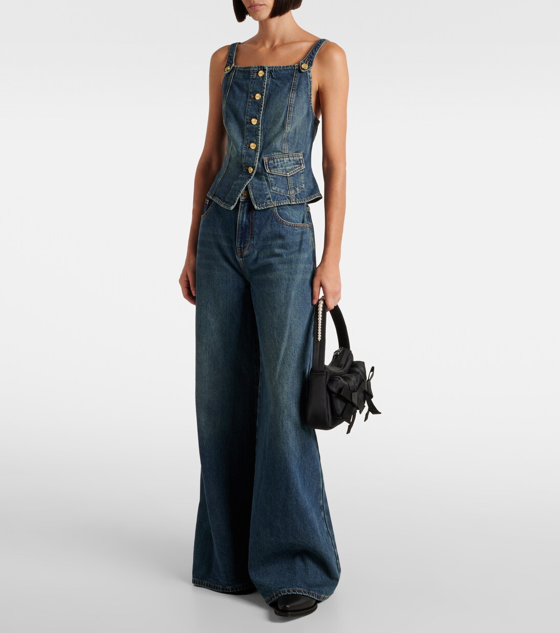 Top de denim | Ganni