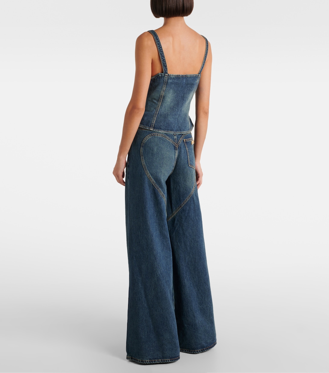Top de denim | Ganni